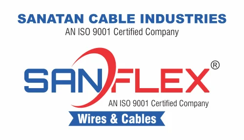 Sandflex Electrical Components Logo at Ahmedabad Expo